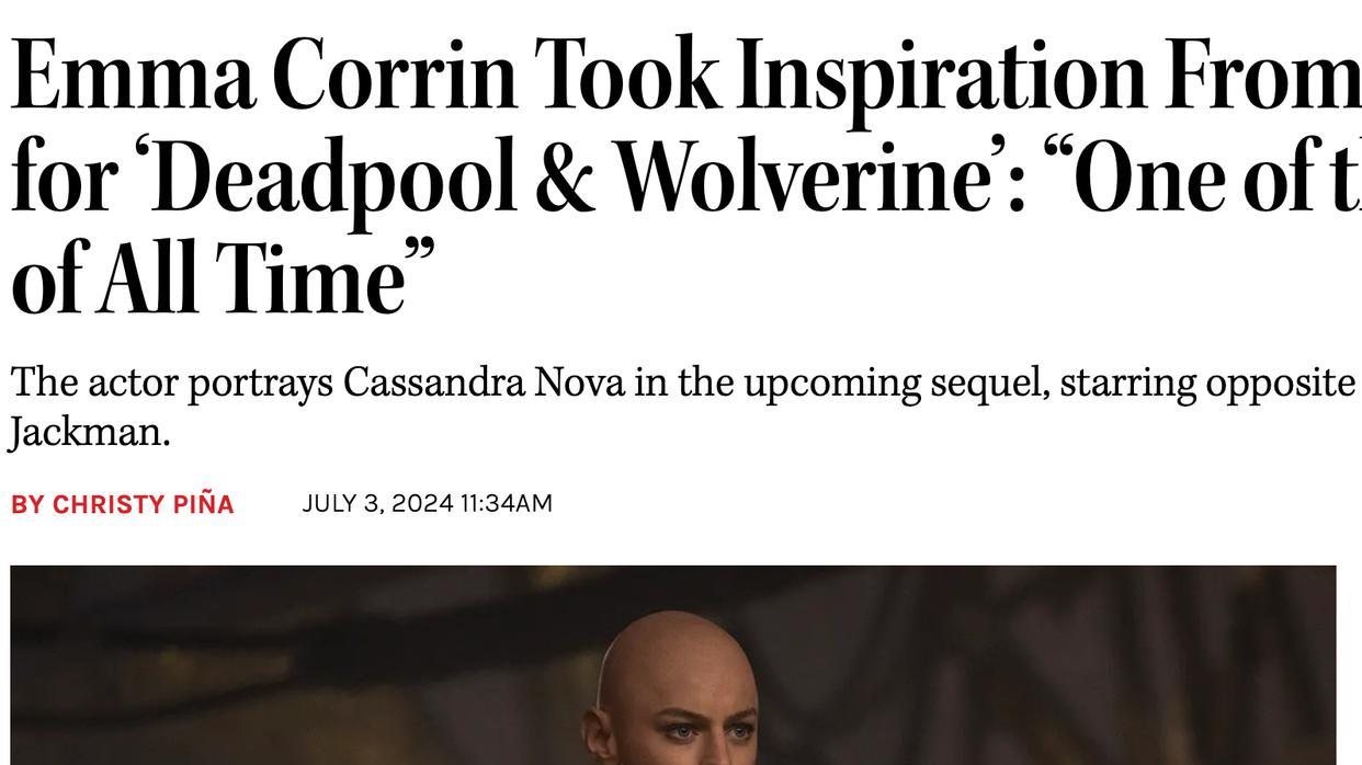 皮尔纳：艾玛科林从《旺卡》获得灵感，《金刚狼》可以走奖项路线