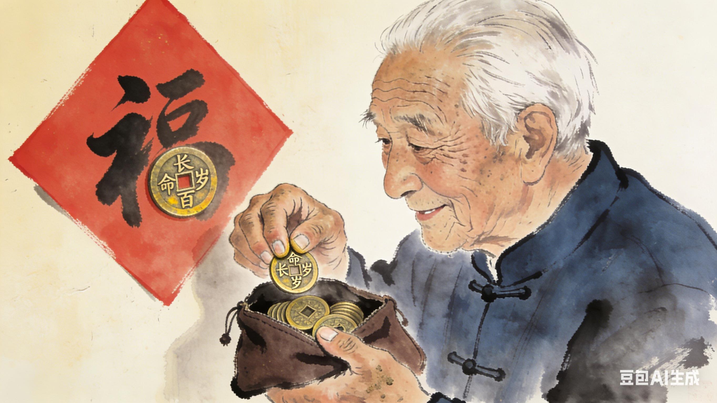 民间故事：福字倒贴，爷爷在门上藏了什么秘密？