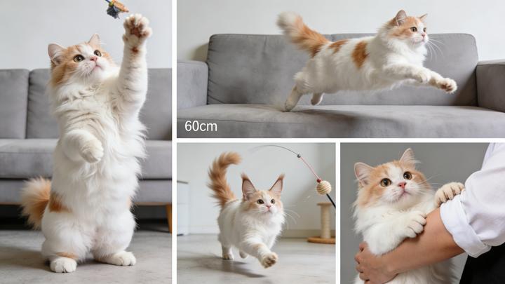 曼基康长毛猫全解析：短腿萌主的长毛奇缘