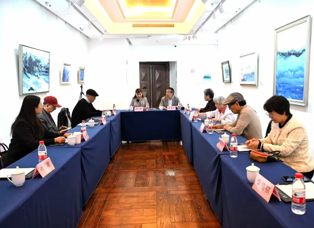 林江东岩彩艺术研讨会在京成功举办