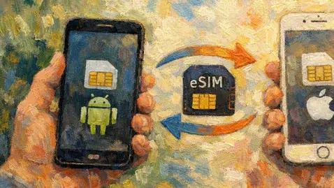 如何轻松地将安卓手机上的 eSIM 转移到 iPhone