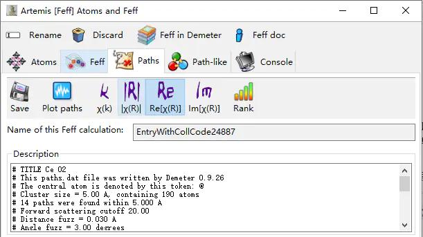 XAS数据处理教程-Ce-Artemis