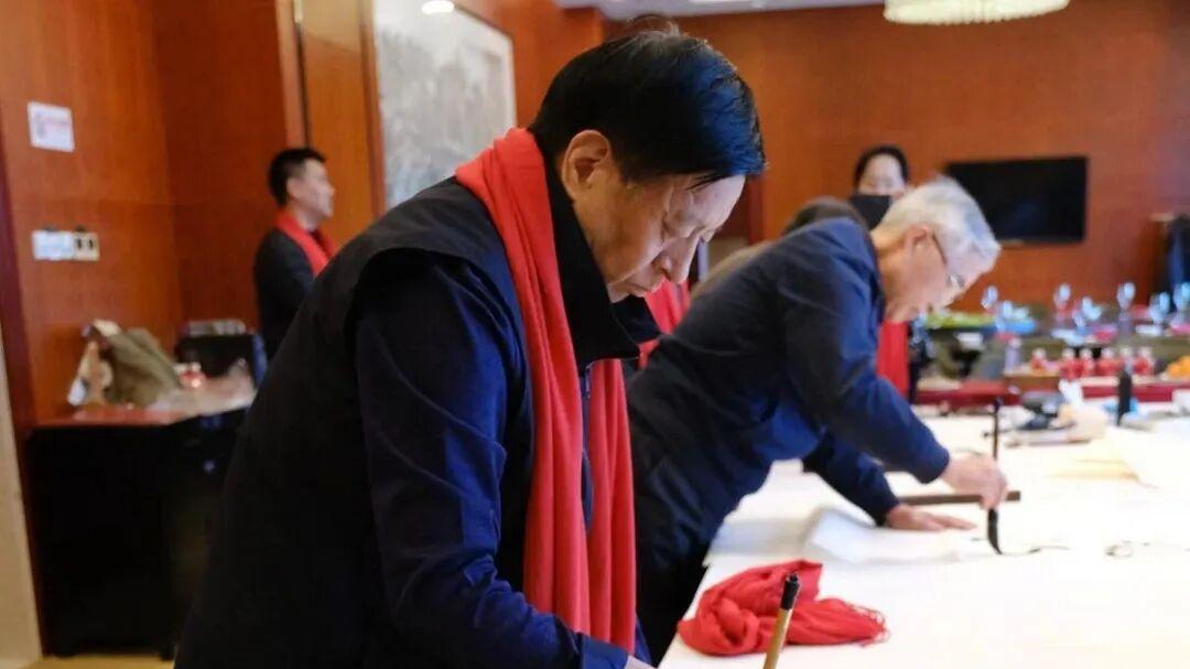 骏驰盛世  艺绘和平 五洲和平书画院举办丙午新春笔会