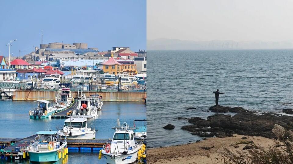 威海冬季旅行，海边保暖穿搭