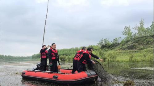 河南淮滨：多地联合开展淮河干流禁渔期专项执法活动
