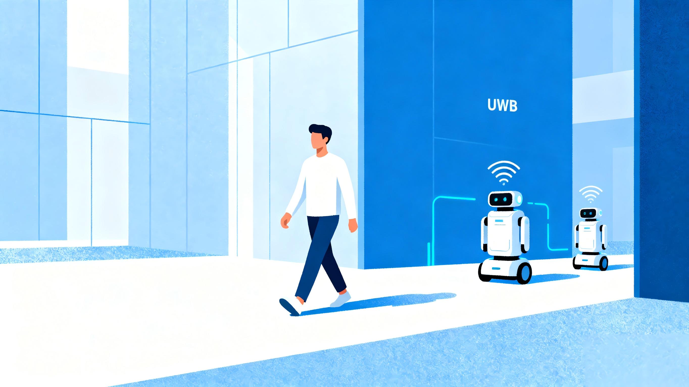 UWB技术赋能机器人智能伴随新体验