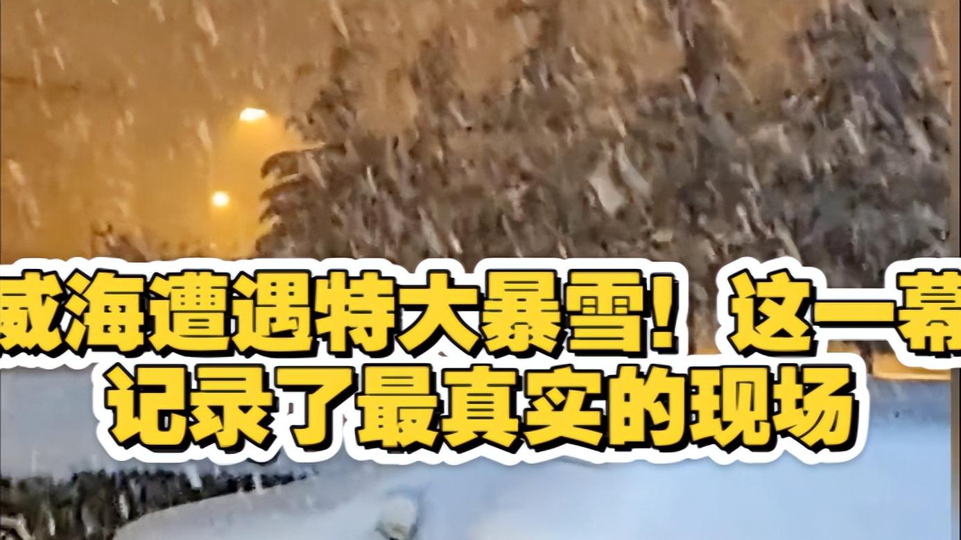 真相公布！威海特大暴雪为何这么厉害，专家：海洋与冷空气打架