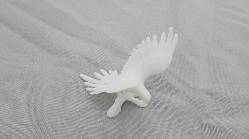 3d打印老鹰模型过程-齐乐手板