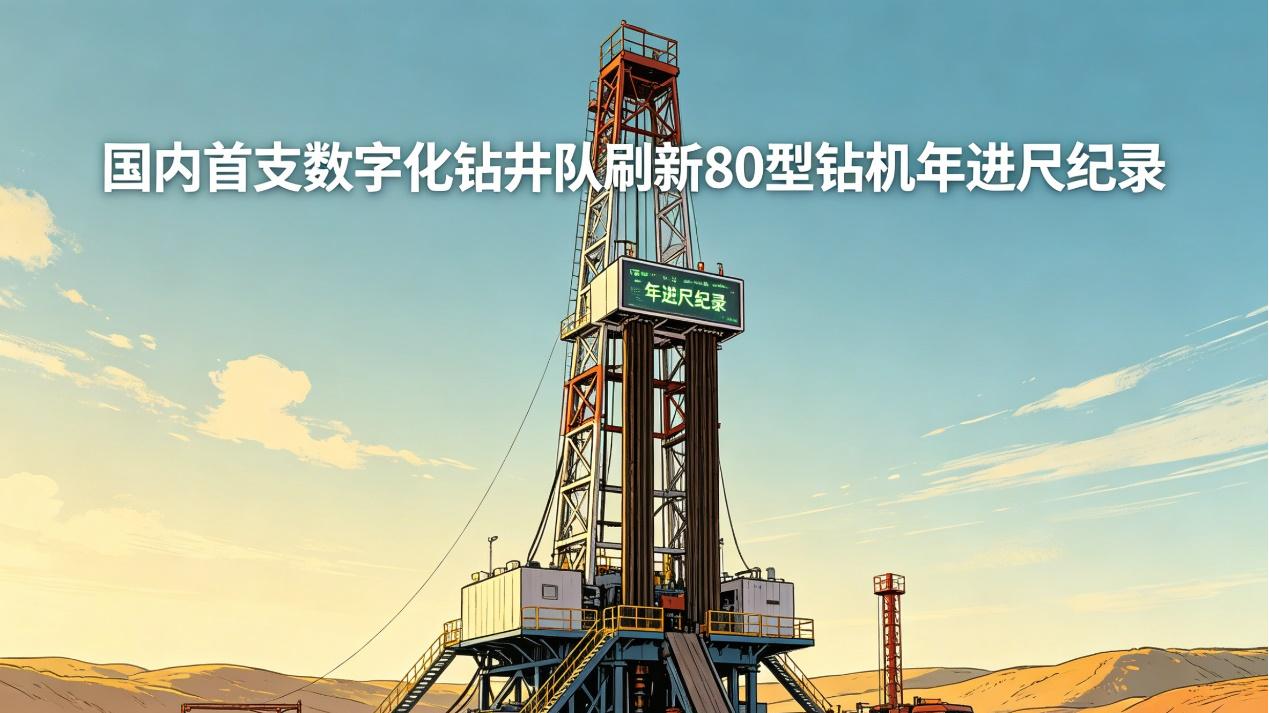 钻进速度“开挂”！中国首支数字化钻井队创下惊人纪录