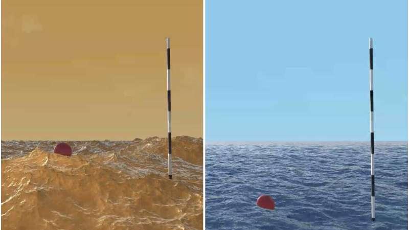 新模型显示，土卫六的湖泊在微风中可能形成10英尺高的巨浪