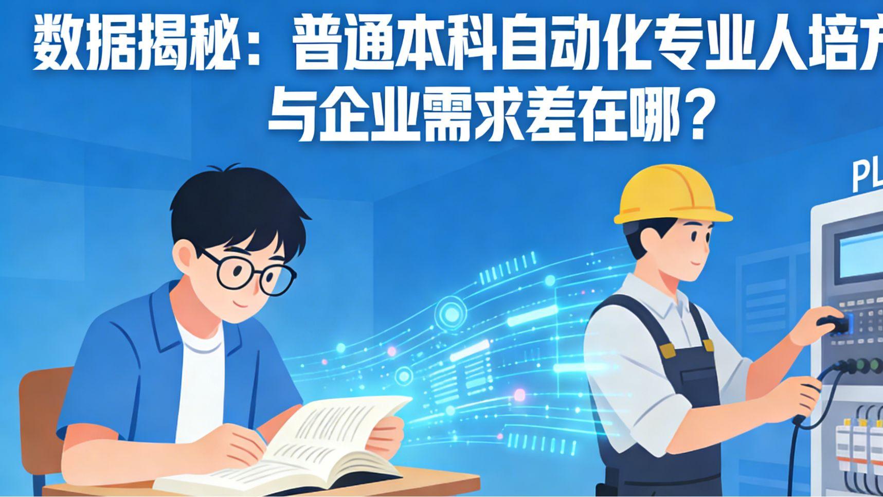 普通本科自动化专业和企业需求怎么差这么远？