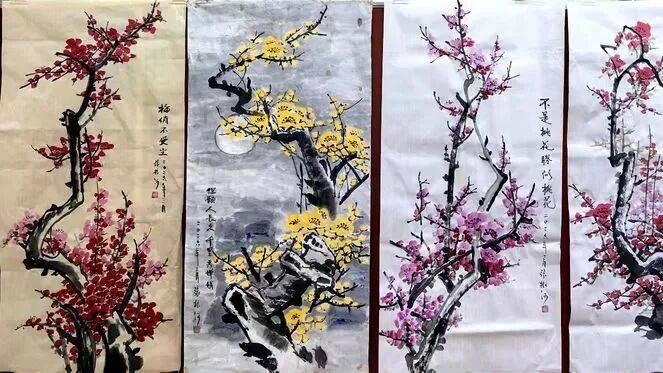 张振河“梅花颂”画展在安阳书画艺术馆隆重开幕