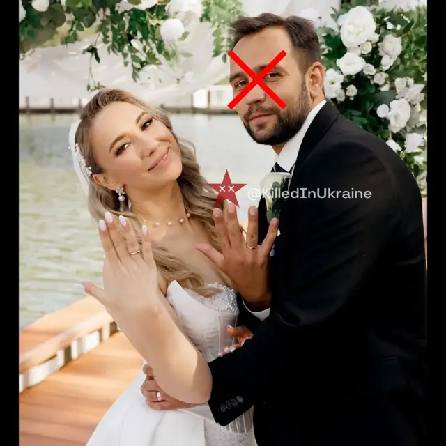 俄罗斯海军步兵高级中尉英勇牺牲，留下年轻漂亮的夫人！