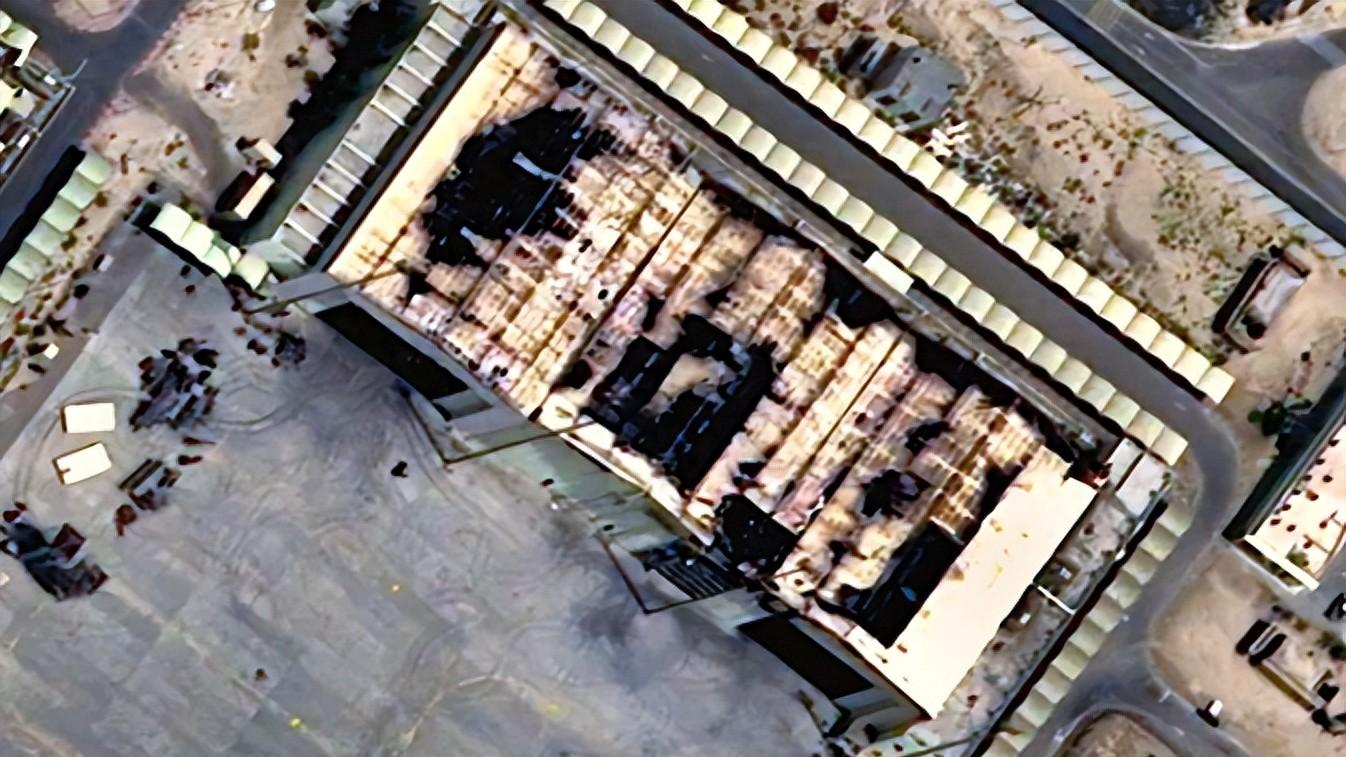 毁灭性打击！伊朗重型导弹已打残美空军基地，20米巨坑触目惊心