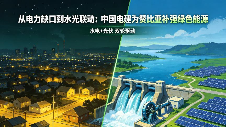 从电力缺口到水光联动：中国电建如何为赞比亚补强绿色能源