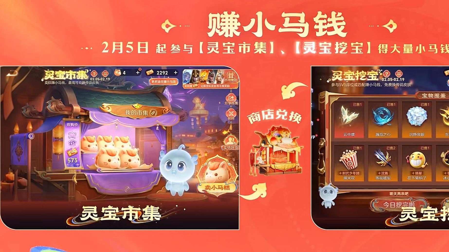 王者马年新春版本10大活动亮相，16款新皮肤4款可白嫖，上千限时点券回归