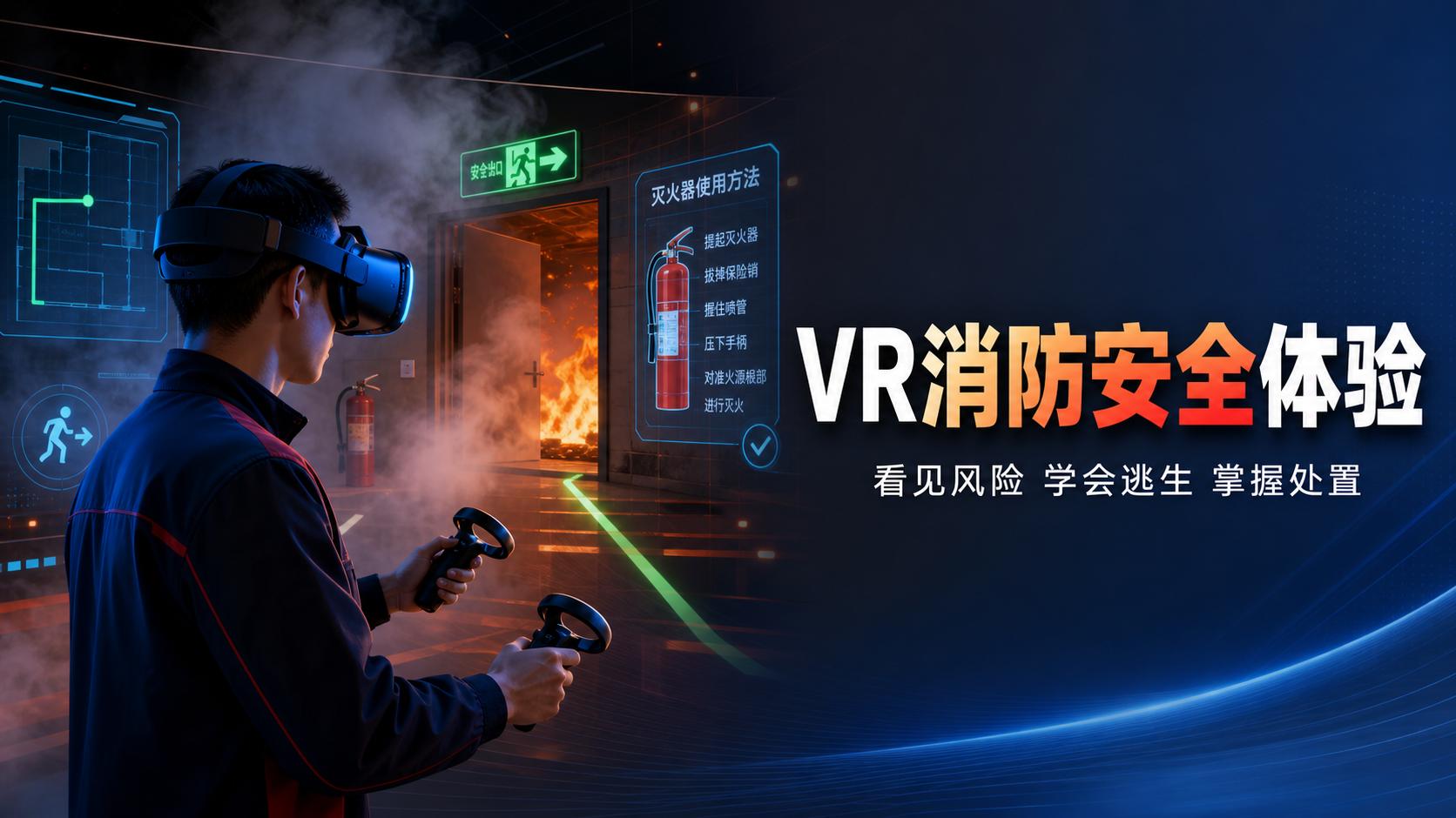 安全生产月｜让火灾逃生不只停留在“知道”：VR消防安全体验让应急教育真正入脑入心