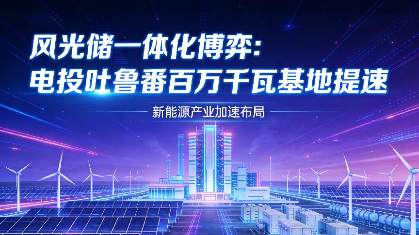 风光储一体化博弈：国家电投吐鲁番百万千瓦基地提速