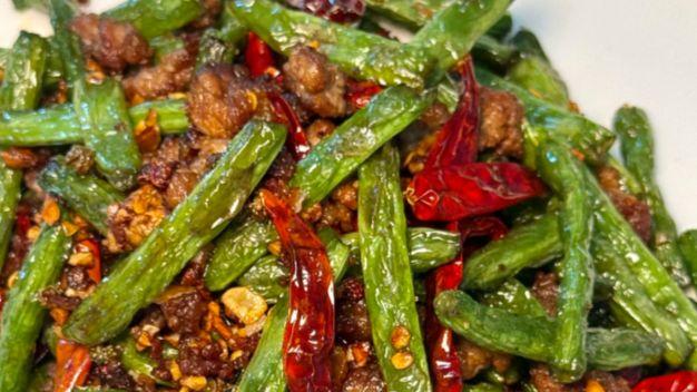 夏日四季豆的灵魂吃法，干煸麻辣超下饭