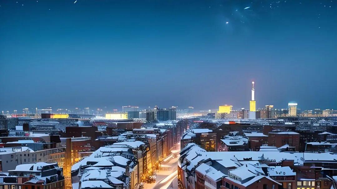 七律·雪夜喜春临