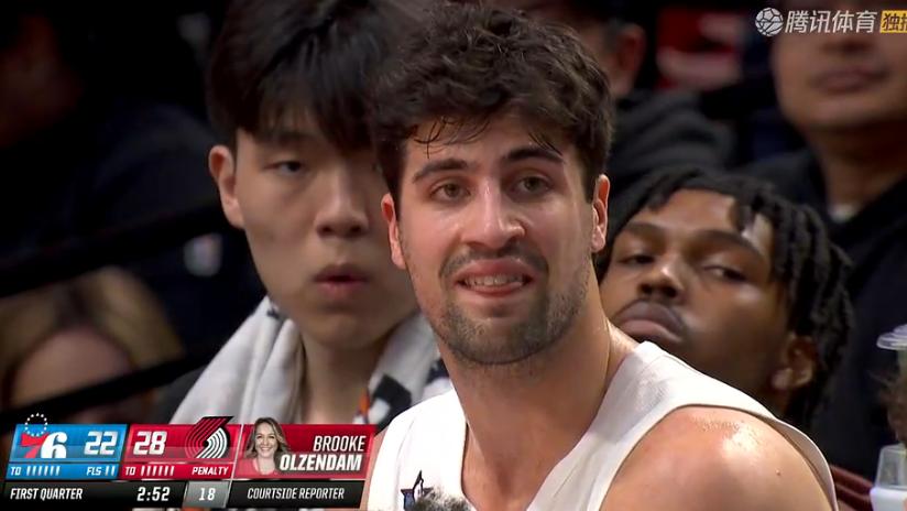 开拓者大胜！卡马拉30+3，杨瀚森2分1板，赛后克林根抱住庄神