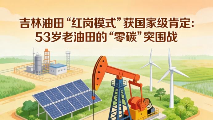 吉林油田“红岗模式”获国家级肯定：53岁老油田的“零碳”突围战