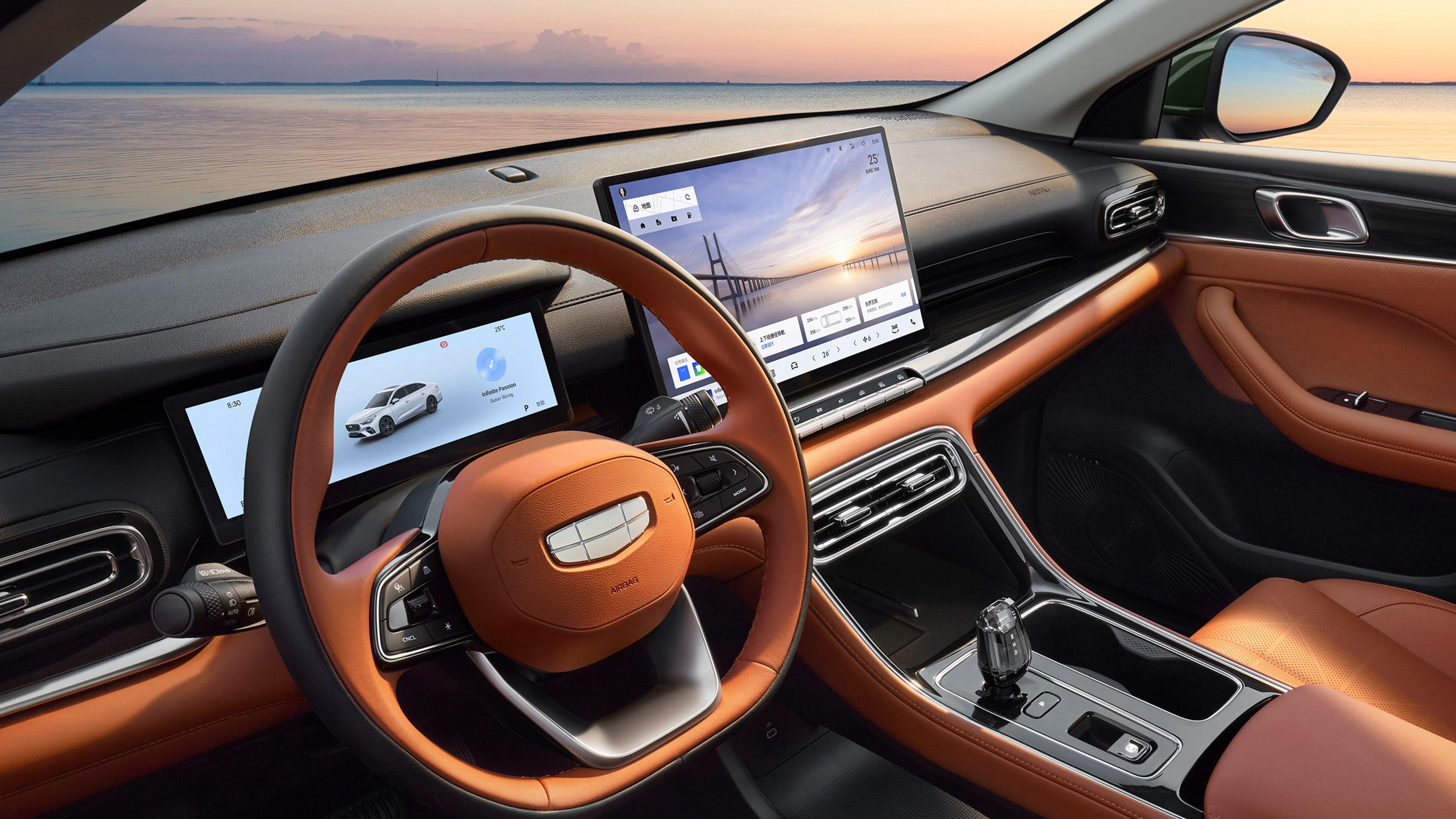 内饰奢华到离谱！第5代帝豪竟把这些配置全搬进了A级车？