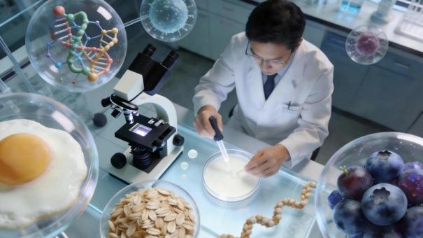 中科院博士的早餐，就三样