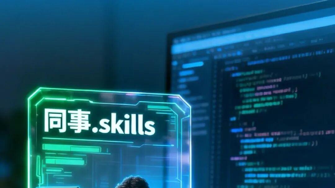 「同事.Skill」出圈，打工的尽头是被蒸馏？