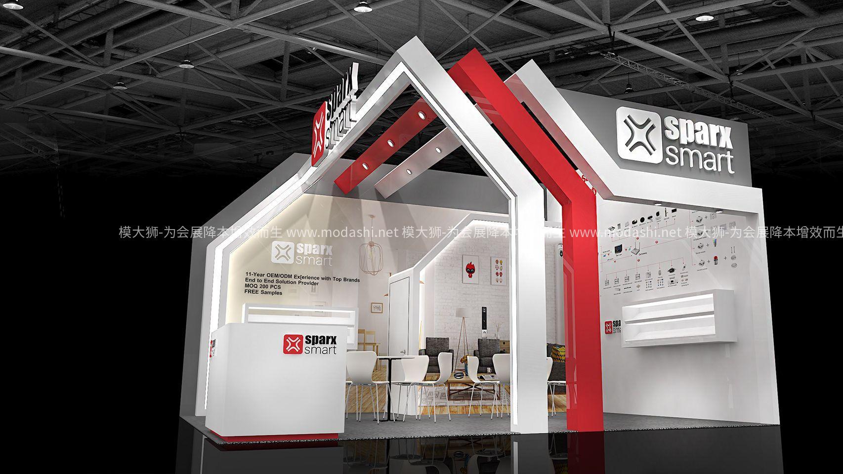 展台3D模型大小数字怎么调出来的？---模大狮模型网