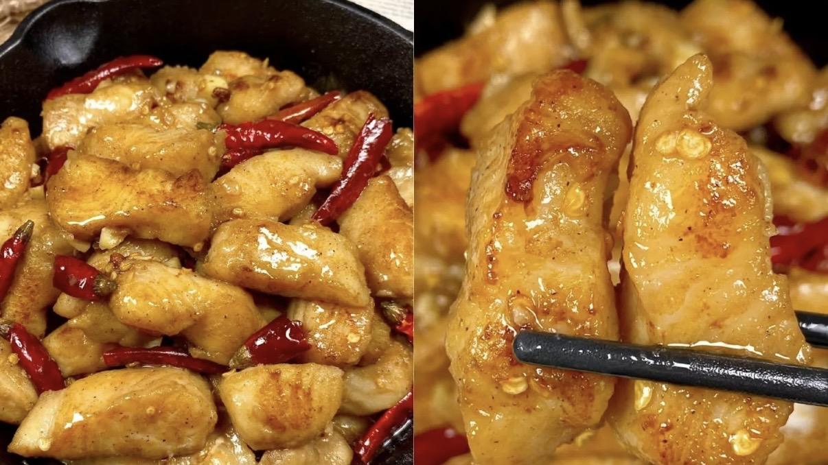 花椒辣椒炒鱼块绝配下饭