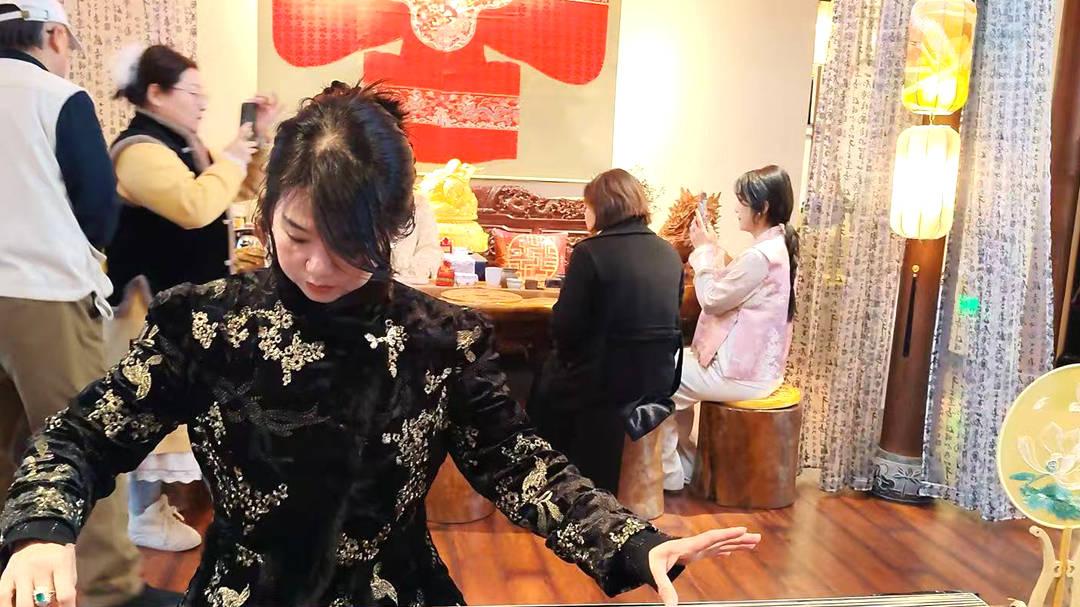 德申国风俱乐部“古风茶韵·祈福迎新”雅集在北京天琴洺院举办