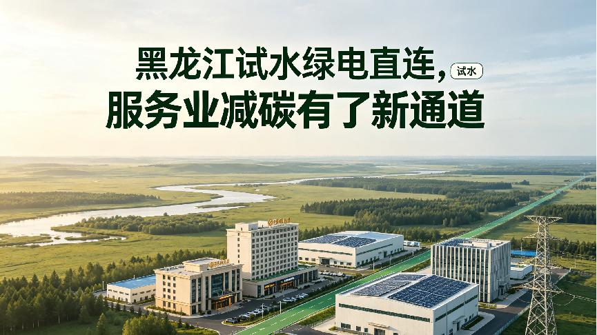 黑龙江试水绿电直连，服务业减碳有了新通道