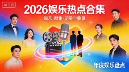 2026娱乐热点汇总｜综艺霸榜、剧集封神，这些名场面刷爆全网