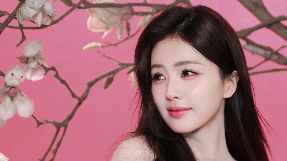 白鹿把春天穿在身上，OLAY直播的“玉兰仙子”造型为何封神