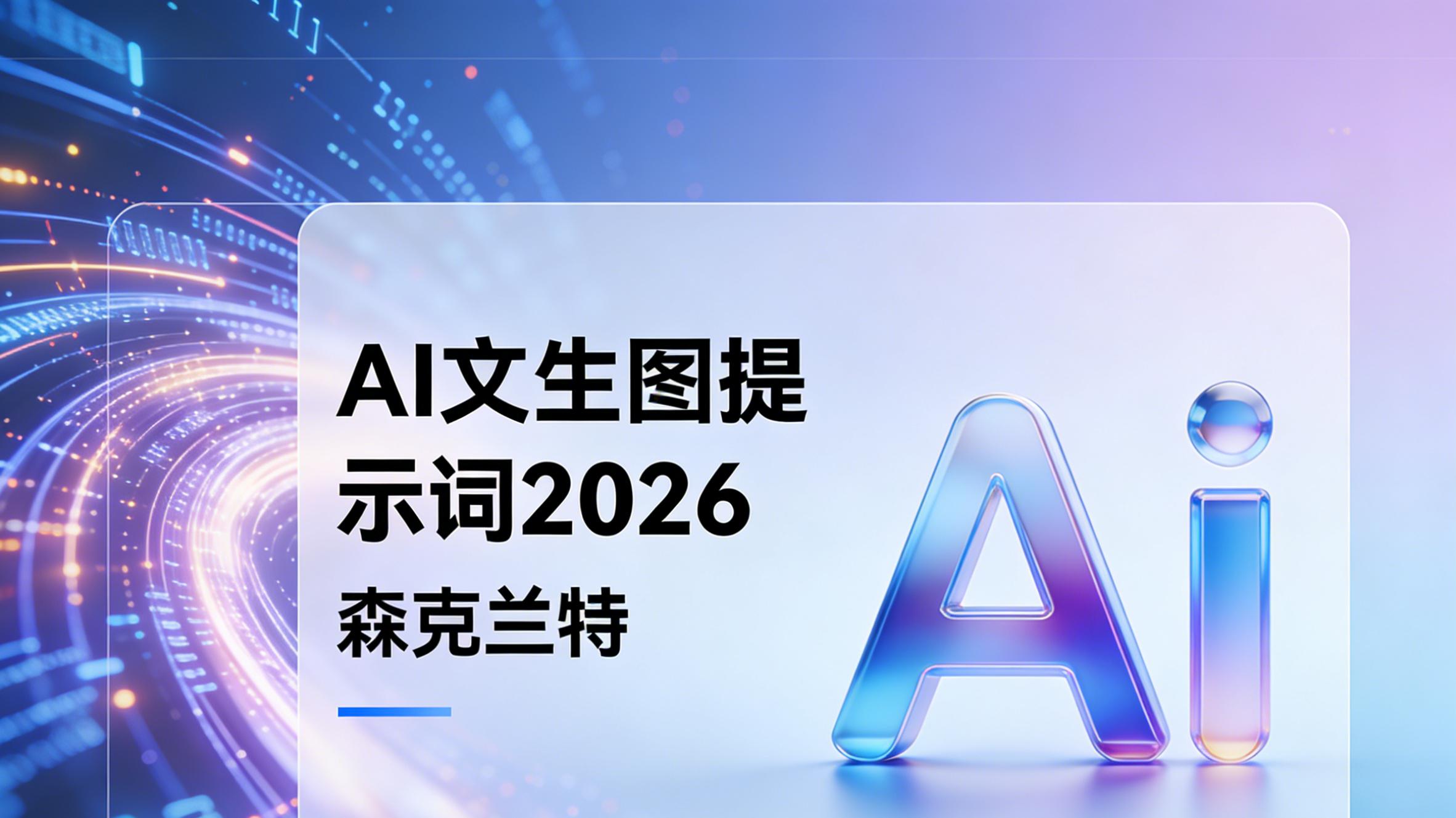 2026年AI文生图提示词分享，适合豆包、即梦等AI大模型