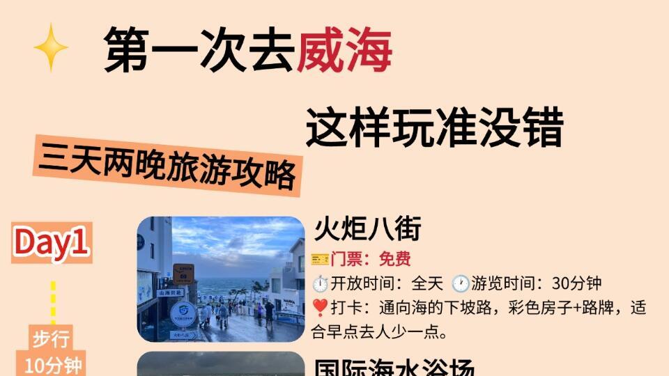 春季之旅，威海旅游篇