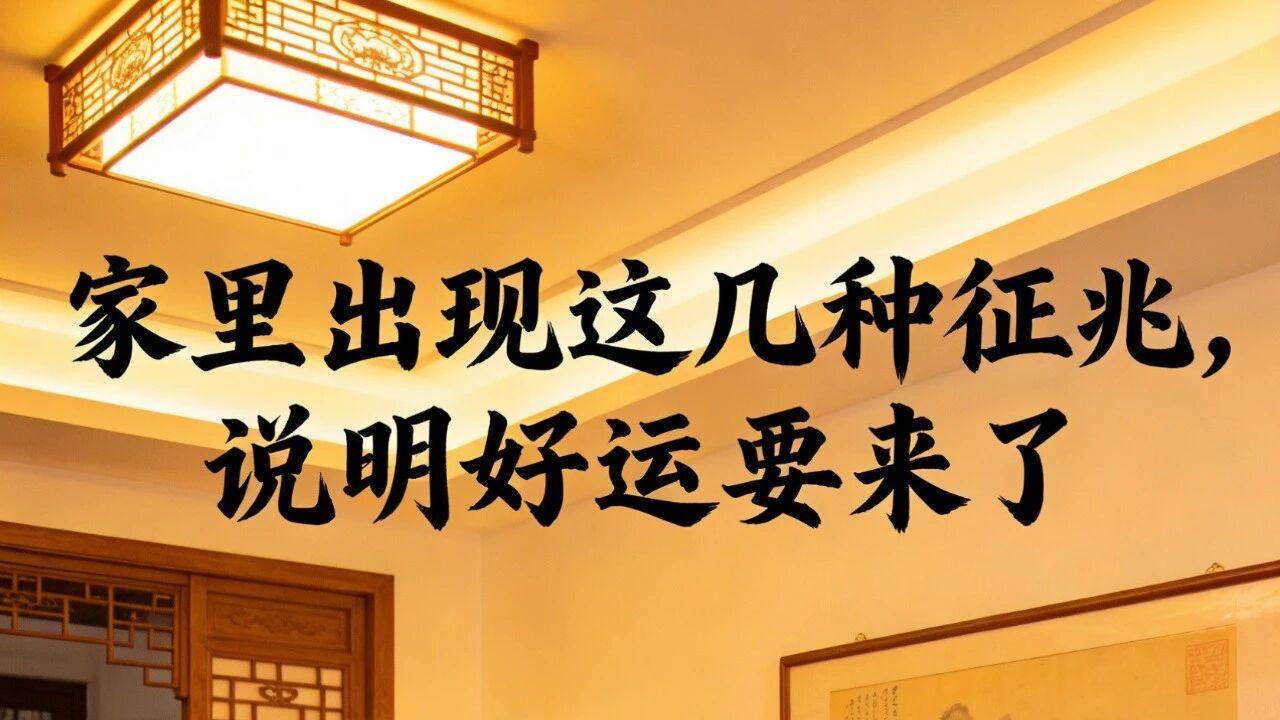 家里出现这几种征兆，说明好运要来了，别不知情！