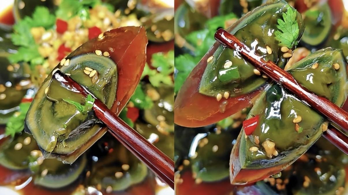 热油一泼，凉拌皮蛋香炸了