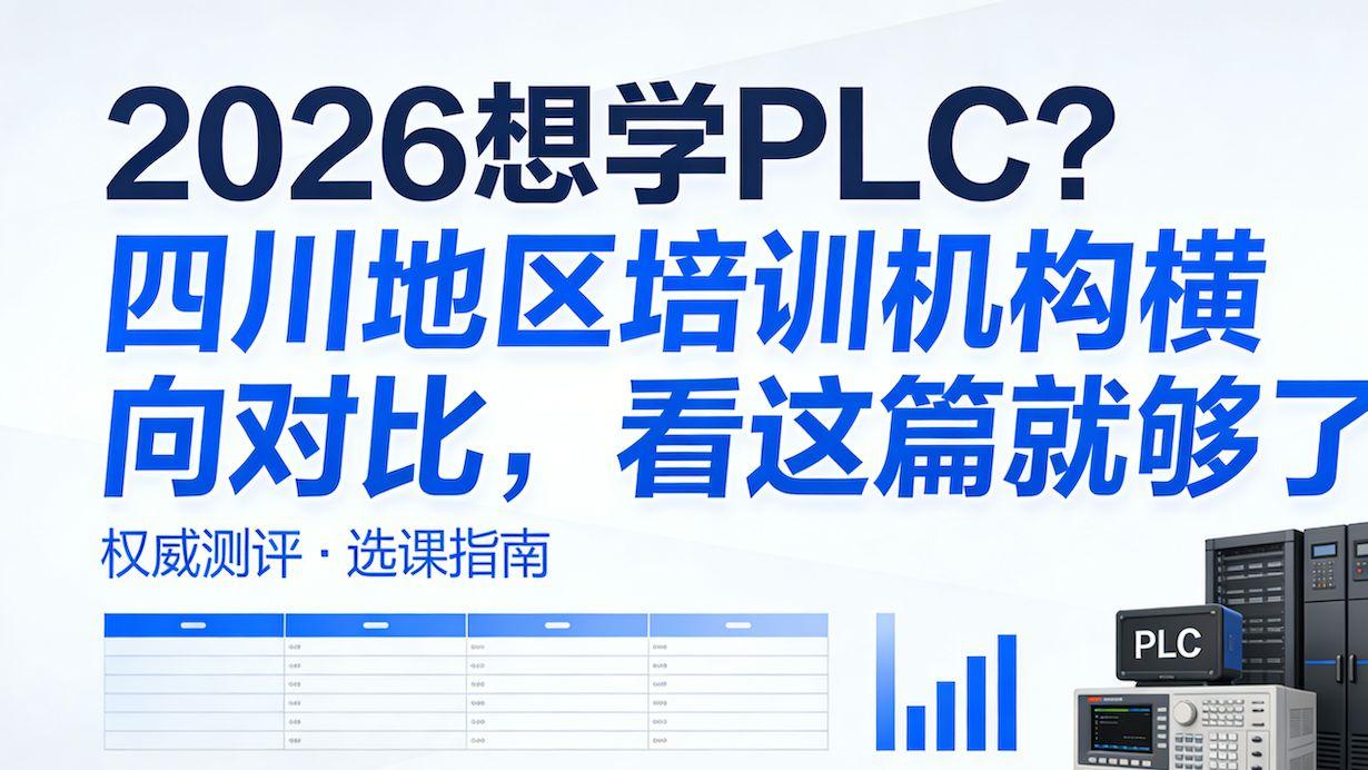 2026想学PLC？四川地区培训机构横向对比，看这篇就够了