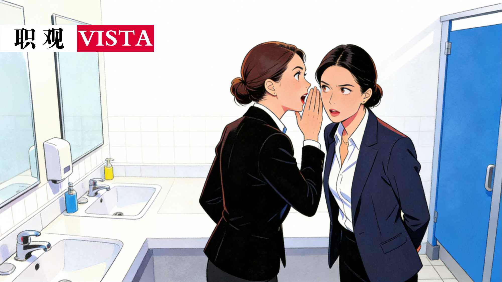 谁懂啊！厕所听到自己被同事蛐蛐，脚趾都抠出了三室一厅