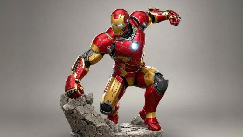 3D打印钢铁侠手板模型-齐乐手板