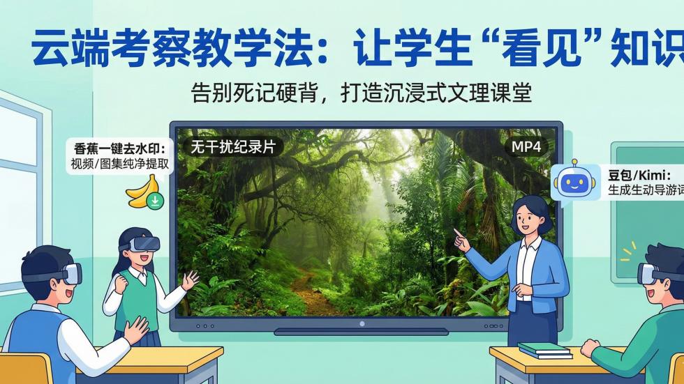 把“亚马逊雨林”搬进教室！3 步打造让学生尖叫的沉浸式课堂