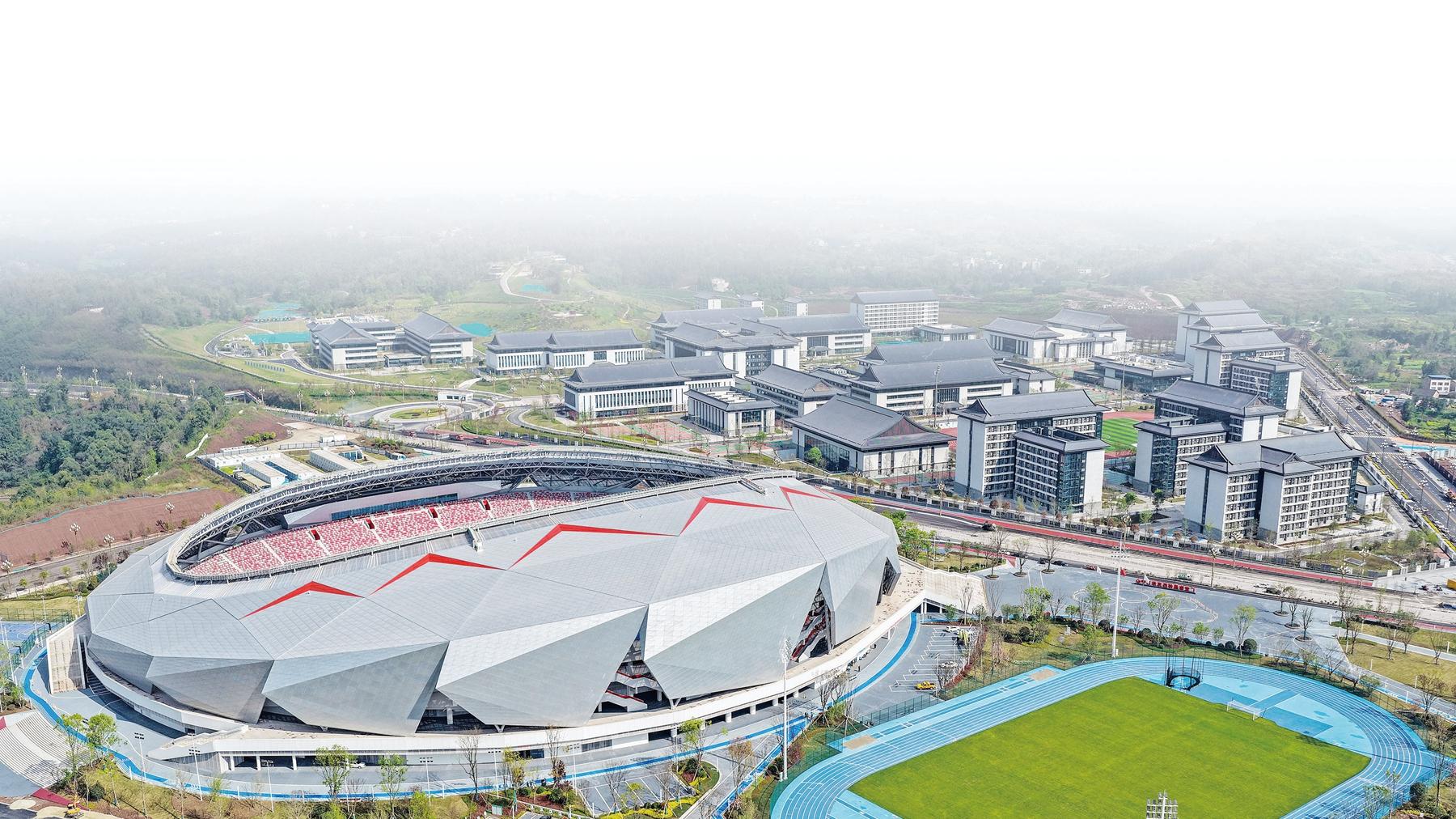 打卡省运赛场 竞速生态湿地