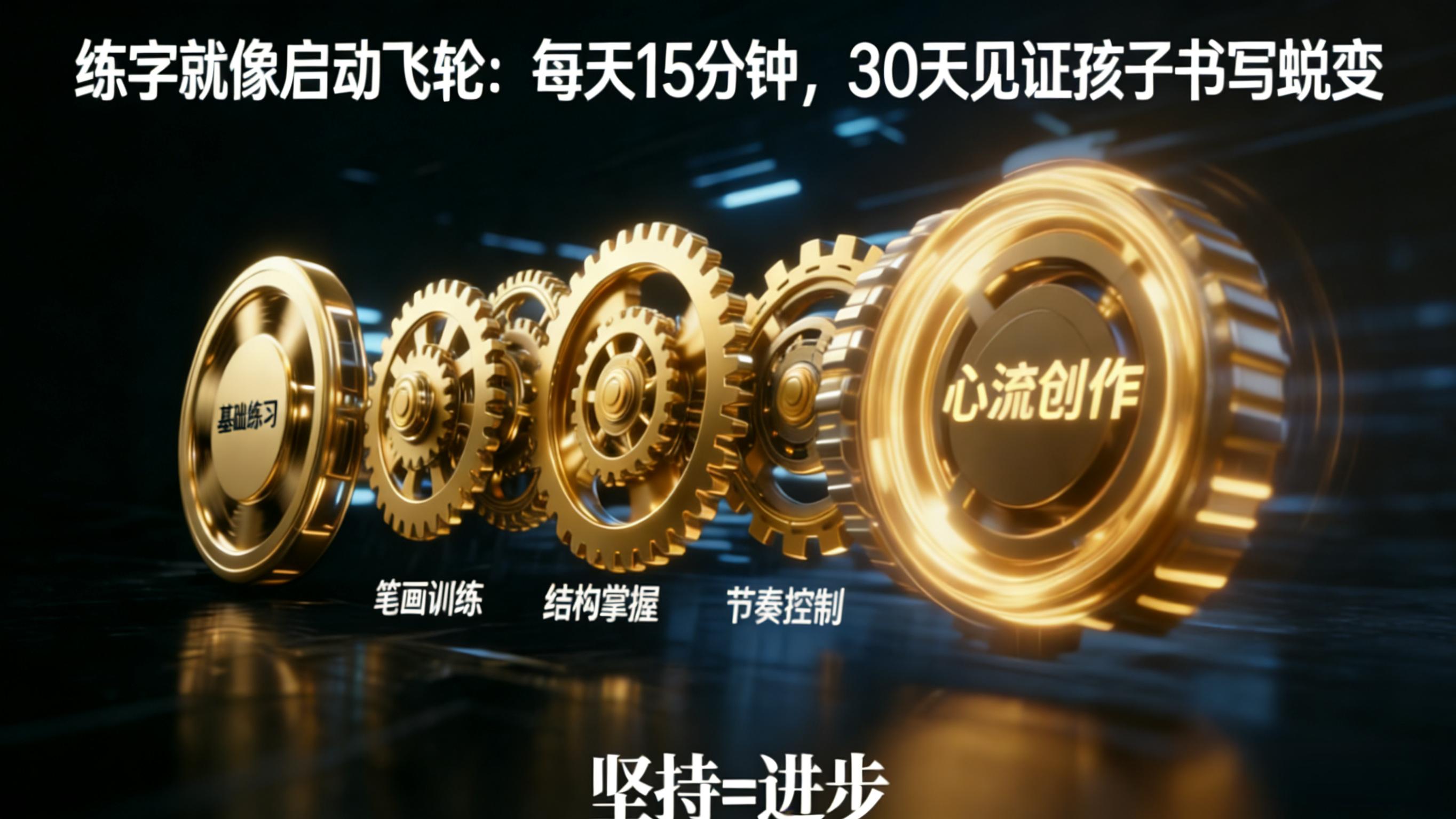 练字的飞轮效应：越练越顺的底层逻辑，家长必看