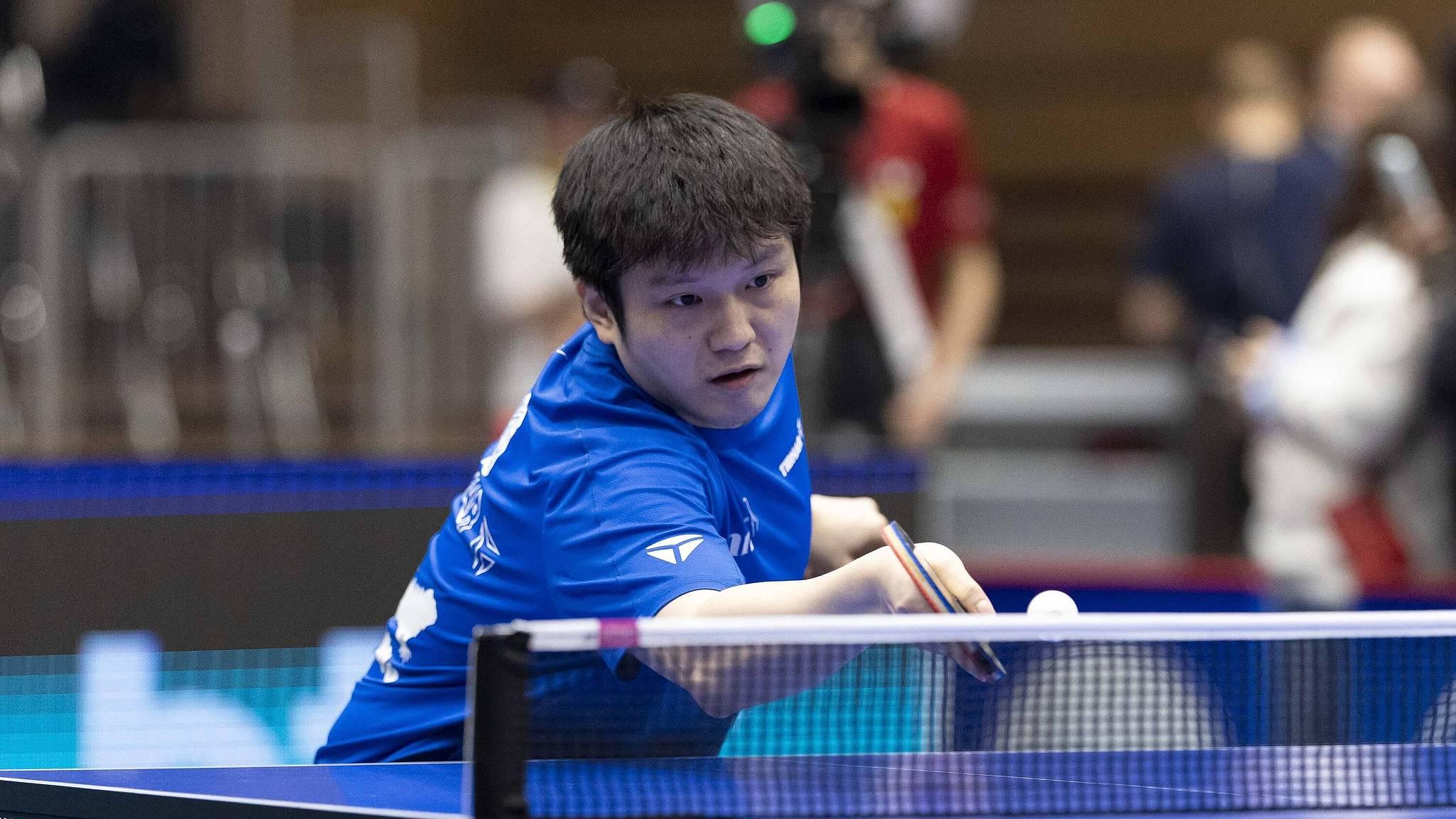 樊振东蛇年最后一战！德甲联赛赢1场输1场，单打逆转、双打惜败