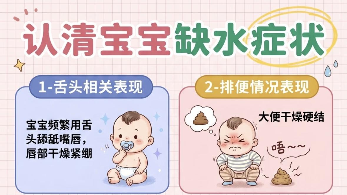 宝宝喝水这件小事，看懂缺水信号，喝对水量才不伤