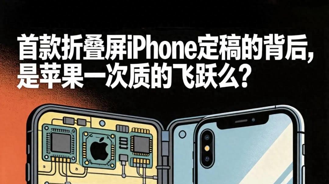 首款折叠屏iPhone定稿的背后，是苹果一次质的飞跃么？