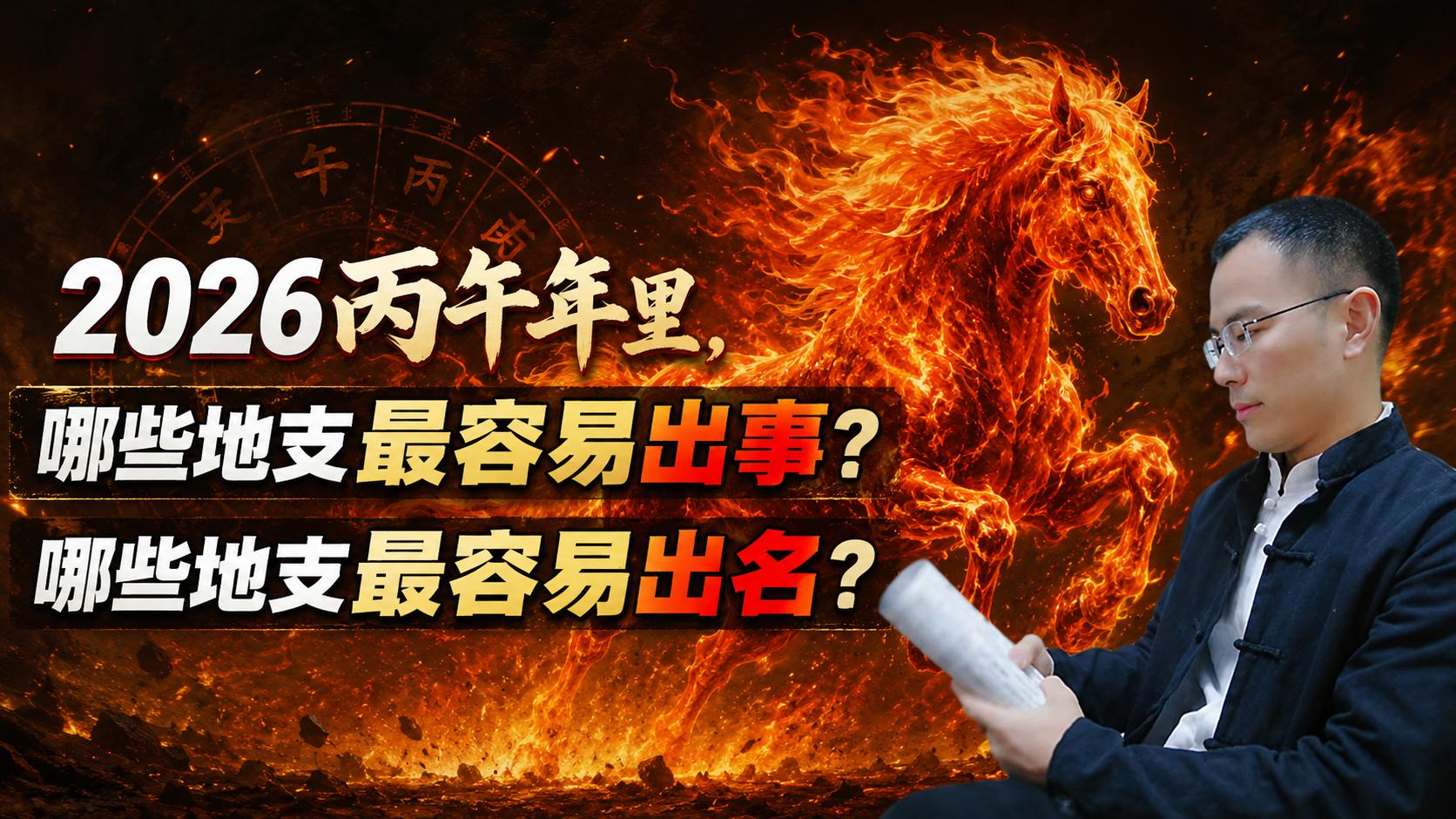 丙午年里，哪些地支最容易出事？哪些地支最容易出名？