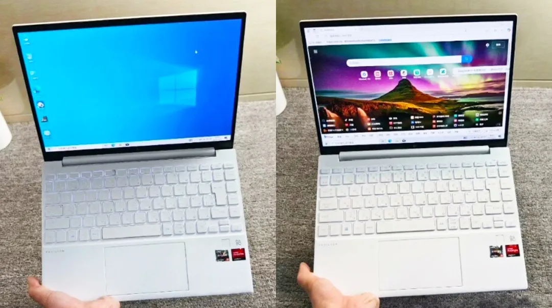 13.3英寸2.5k超清屏，这款惠普笔记本电脑，无边框设计更高级